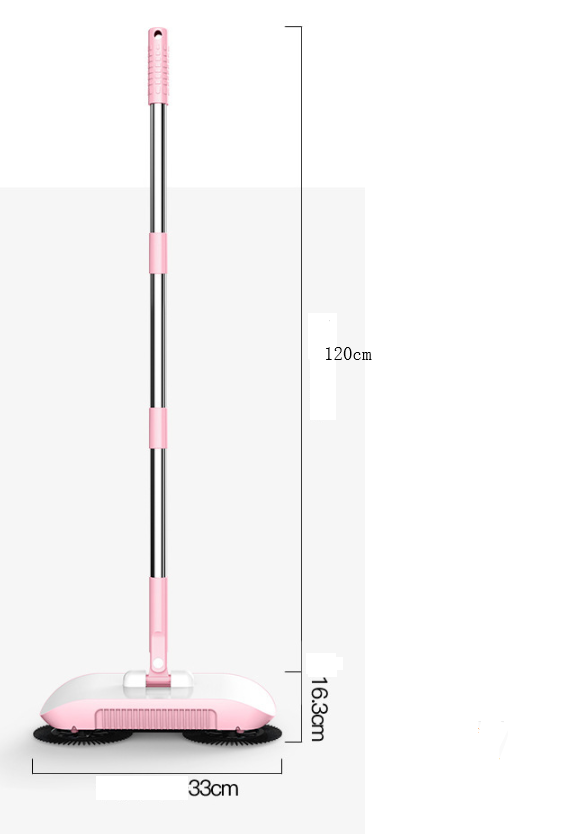 Hand Push Sweeper with Dustpan