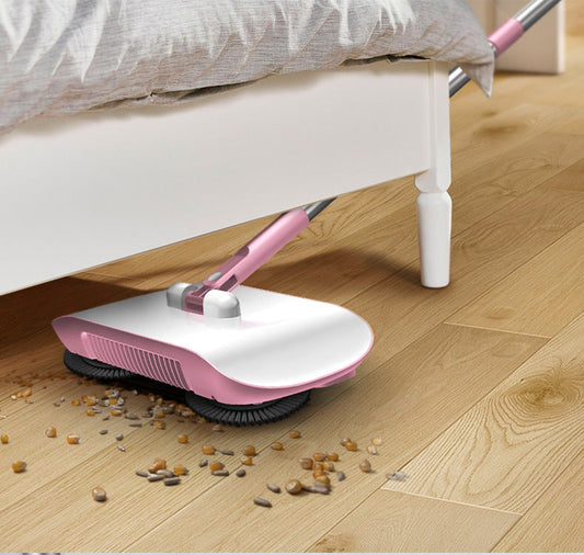 Hand Push Sweeper with Dustpan