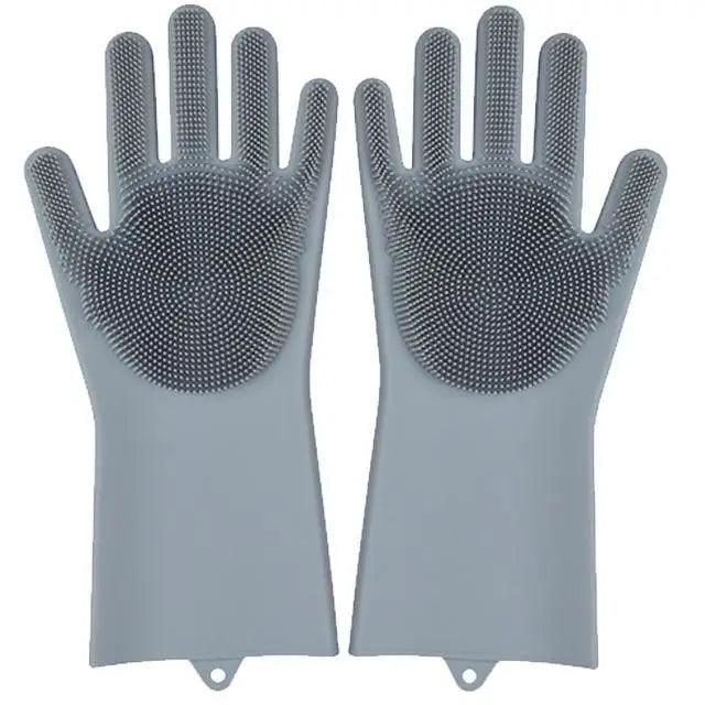 2PCS Cleaning Sponge Gloves