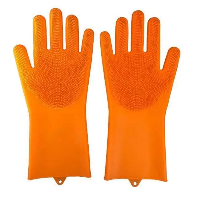 2PCS Cleaning Sponge Gloves