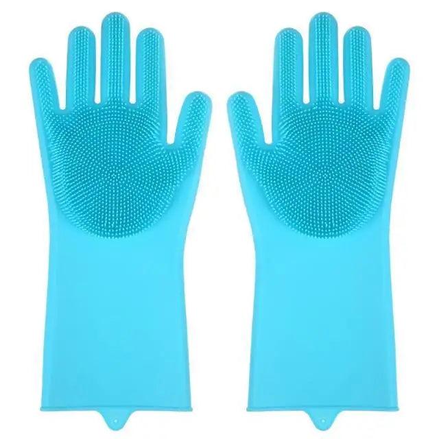 2PCS Cleaning Sponge Gloves