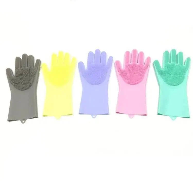 2PCS Cleaning Sponge Gloves