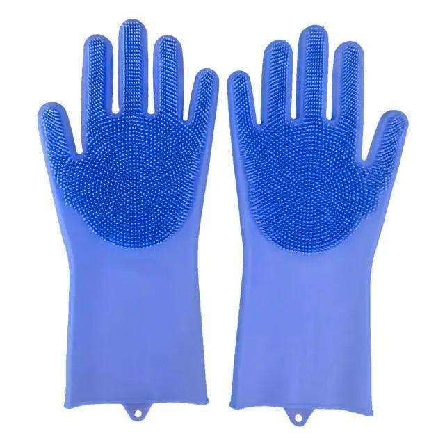 2PCS Cleaning Sponge Gloves